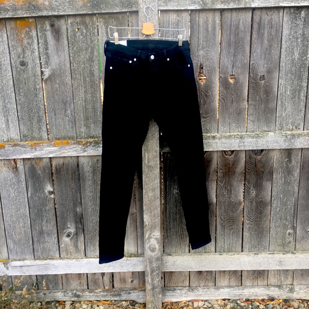 H&M - Jeans - Skinny - Jet Black - 34x32